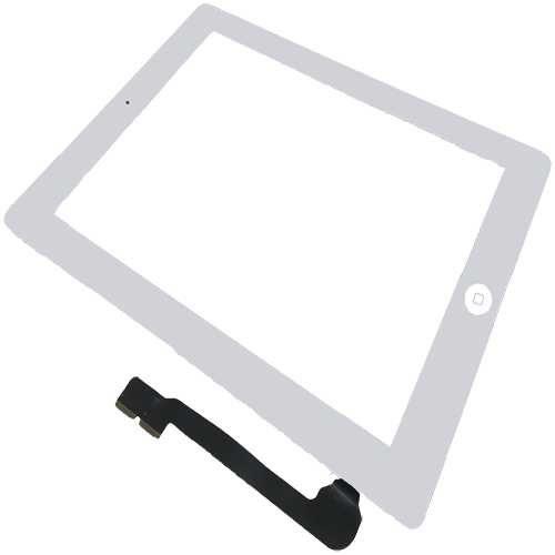 iPad 3 weiß1 iPad 3 Digitizer Display Touch Glas Scheibe Front Weiß