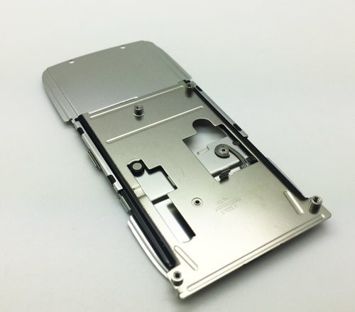 Nokia E66 Original Slide Module Hinge Cover Weiß Metal 9500742