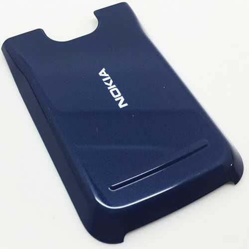 Nokia 6120 Classic Original und Neu Akkudeckel Blau 9442142