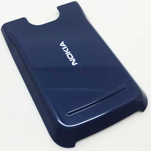 Nokia 6120 Classic Original und Neu Akkudeckel Blau 9442142