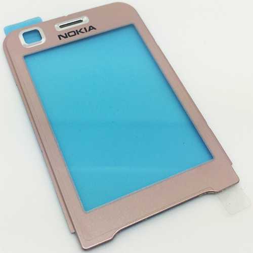 Nokia 6120 Classic Original und Neu Window Glas Rosa 0269911