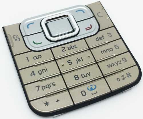 Nokia 6120 Classic Original und Neu Keypad Tastatur Beige