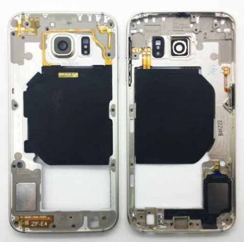 SAMSUNG S6 G920F MITTELRAHMEN GEHÄUSE BEZEL Gold