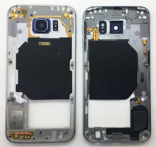 Samsung S6 G920F Mittel Rahmen Mittelrahmen Gehäuse Housing Bezel Schwarz