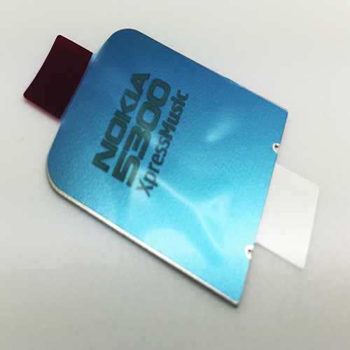 Nokia 5300 Orginal und Neu Decoration Rückseite Cover Silber 0269364