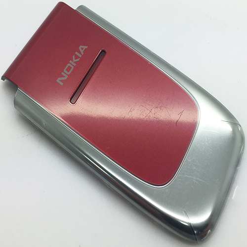 Nokia 6060 Orginal und Neu Frontcover Rot