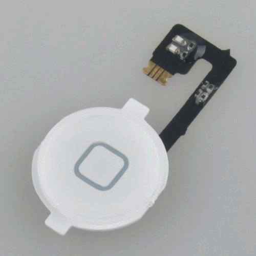 IPHONE 4 HOME BUTTON TASTE + FLEX Weiß