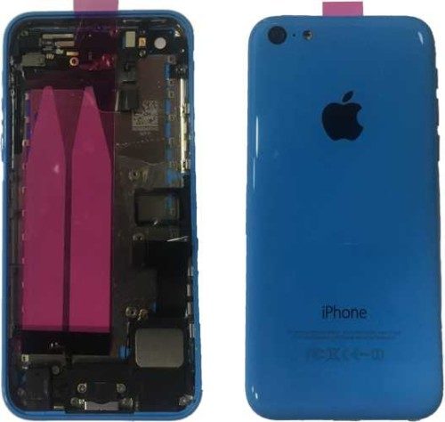 iPhone 5C Akkudeckel Backcover Rahmen Rückseite Blau