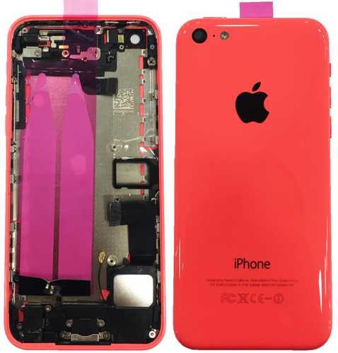 iPhone 5C Akkudeckel Backcover Rahmen Rückseite Rosa