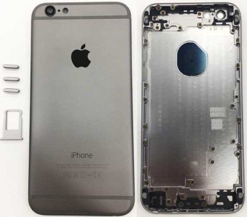 iPhone 6 Akkudeckel Backcover Rahmen Rückseite Space Grau