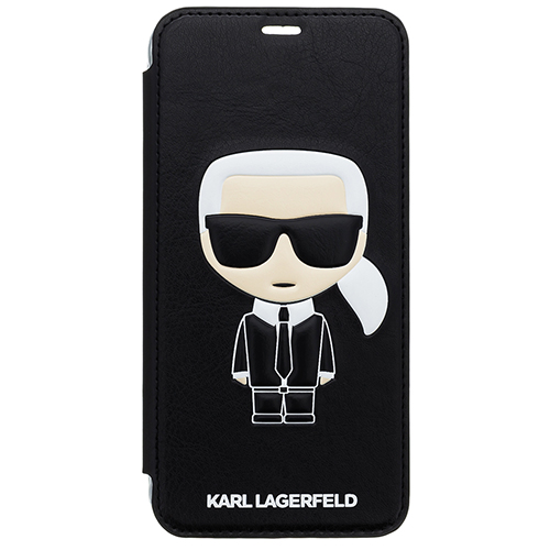 Karl Lagerfeld Buch Hülle Karl für iPhone XS Max Schwarz Karl Lagerfeld Buch Hülle Karl für iPhone XS Max Schwarz