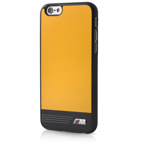 BMW Sport Schutzhülle für Apple iPhone 6/6S, Glossy Plate Gelb