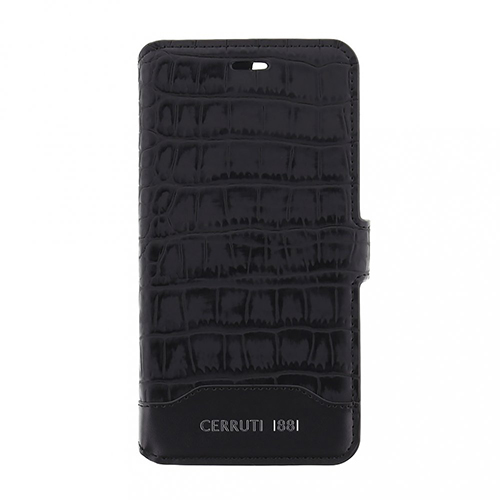 Cerruti 1881 Crocodile Print Leder Booktype Schutzhülle für Apple iPhone 7 Cerruti 1881 Crocodile Print Leder Booktype Schutzhülle für Apple iPhone 7