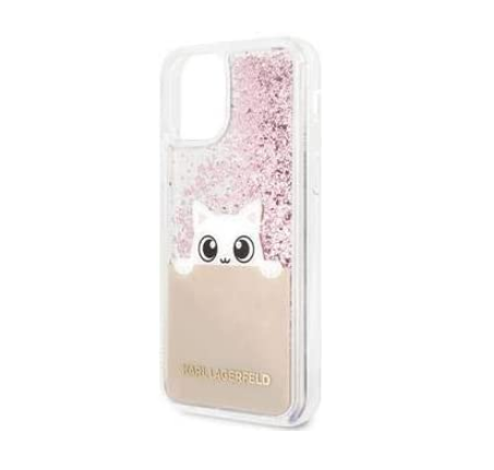 Karl Lagerfeld Schutzhülle für iPhone 11 Peek and Boo Rosa