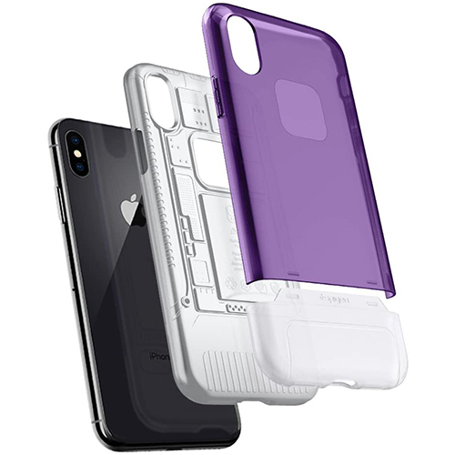 Spigen Classic C1 Cover for iPhone X/XS Lila 057CS24431 Spigen Classic C1 Cover for iPhone X/XS Lila 057CS24431
