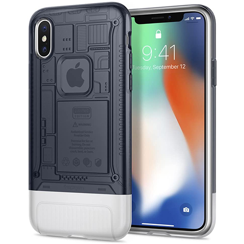 Spigen Classic C1 Cover for iPhone X/XS Space Grau 057CS23197 Spigen Classic C1 Cover for iPhone X/XS Space Grau 057CS23197