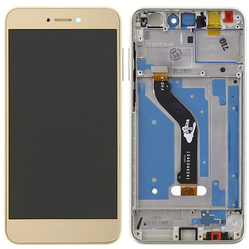 Huawei P9 Lite 2017 Display LCD Touchscreen Gold inkl. Rahmen