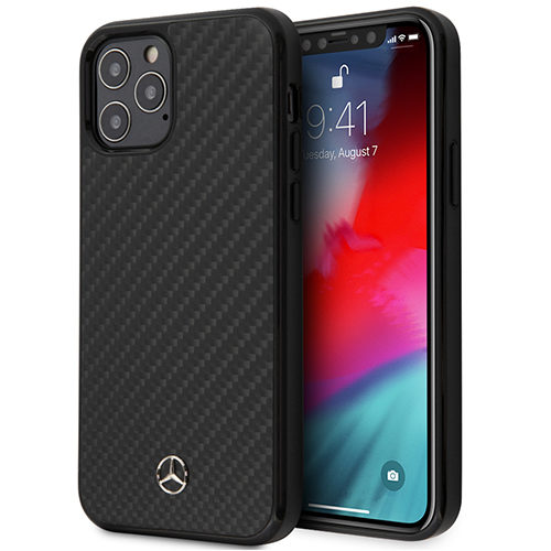 Mercedes Dynamic Carbon Cover iPhone 12/12 Pro Schwarz