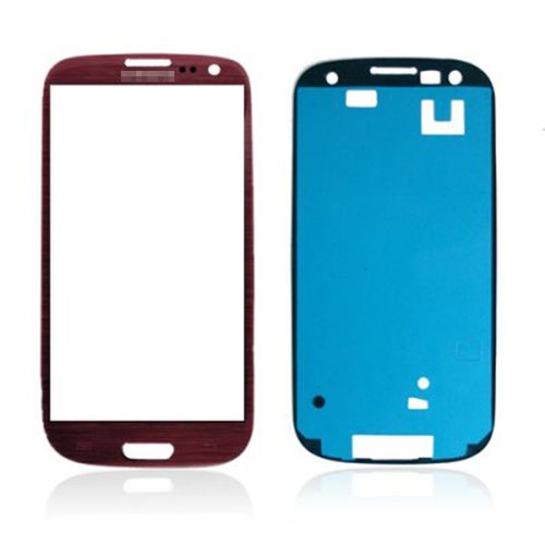 Fr-Samsung-Galaxy-S3-i9300-i9305-9300i-Display-Glas-Scheibe-Rot-inkl-Klebefolie-B08287BJDQ