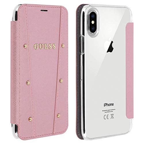 Guess-GUFLBKPXKAILRG-Kaia-Book-Case-PU-Rose-Gold-fr-iPhone-XXS-B07J1S54BF