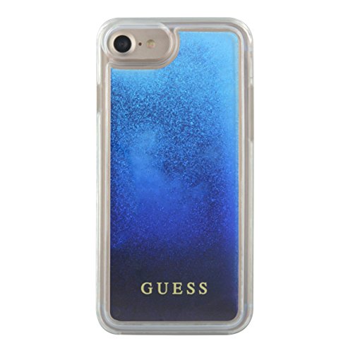 Guess-GUHCP7GLUGRRBL-Hart-Schutzhlle-fr-Apple-iPhone-7-Glitzerblau-B06ZZ621W8