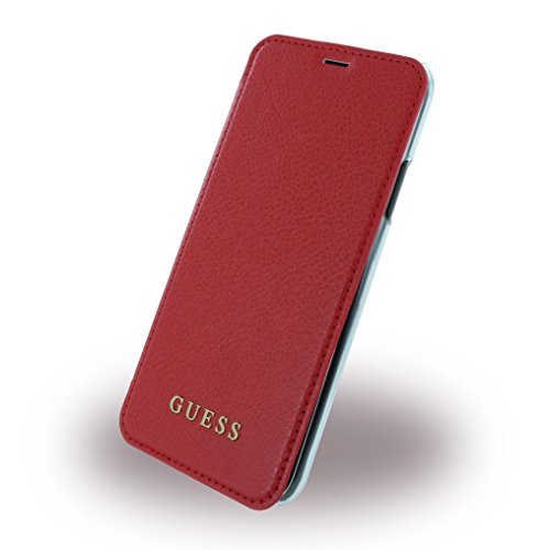 Guess-Iridescent-Book-Cover-Apple-iPhone-XXs-Rot-B077XGDSVY
