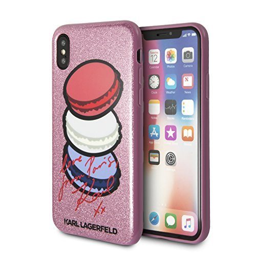 Karl-Lagerfeld-Schutzhlle-fr-iPhone-X-Plus-Rosa-B079YFHT2G
