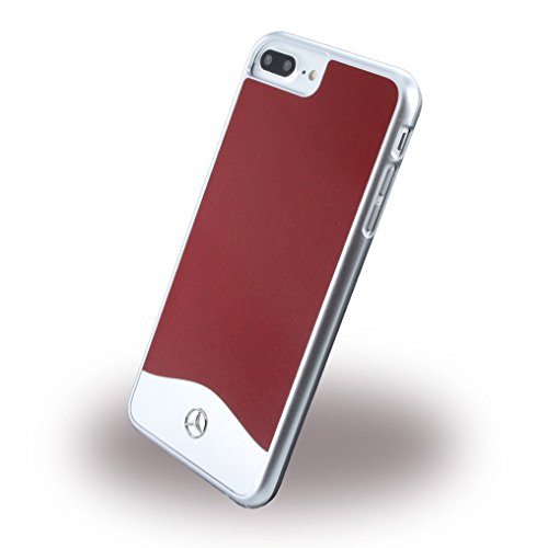 Mercedes-MEHCP7LCUALRE-Glossy-PC-Metallic-Effekt-Gebrstetes-Aluminium-Hart-Schutzhlle-fr-Apple-iPhone-7-Plus-fire-B01LXATP14