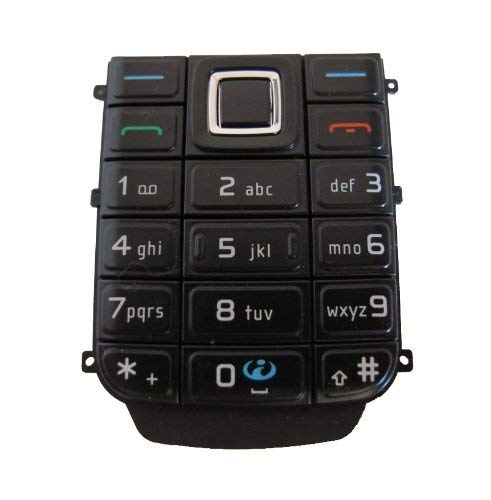 Original-Neu-Nokia-6151-Tastatur-Tastenmatte-Keypad-Schwarz-B0027Z4C0K