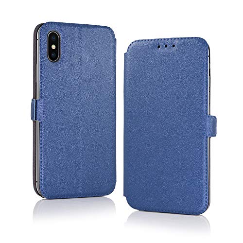 iDigital-Hlle-fr-iPhone-XXS-Klapphlle-Stoff-Case-mit-Magnetverschluss-und-Kreditkartenfach-Gratis-Displayfo-B07N5L959Z